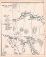 Shelburne, Milan Town, Milan, New Hampshire State Atlas 1892 Uncolored